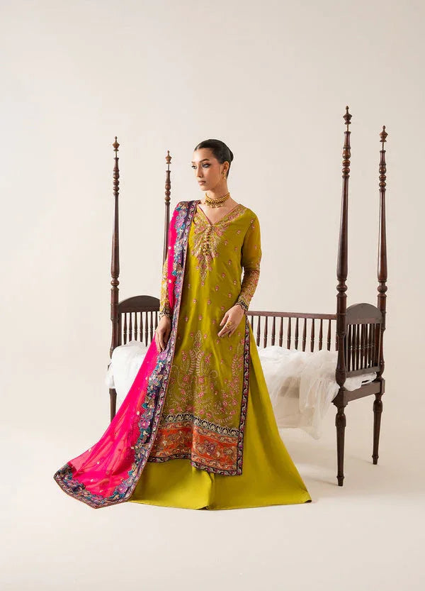 Maryum N Maria | Zaib Luxury |  Embroirdered Chiffon REINE - FS50134 - Aqsa Fabrics