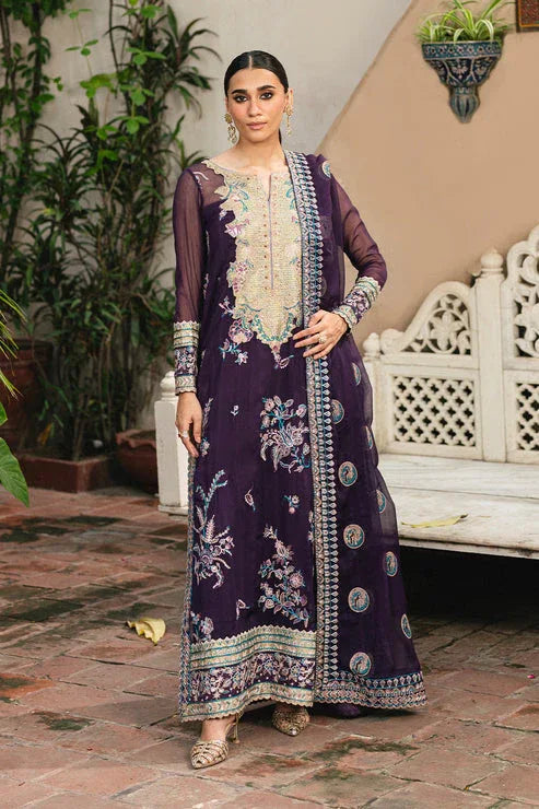 Maryum N Maria | Gulnaar Formals | 3 Piece Embroidered Chiffon POLINA - FSU5650 - Aqsa Fabrics