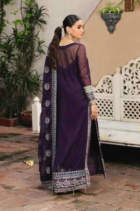 Maryum N Maria | Gulnaar Formals | 3 Piece Embroidered Chiffon POLINA - FSU5650 - Aqsa Fabrics