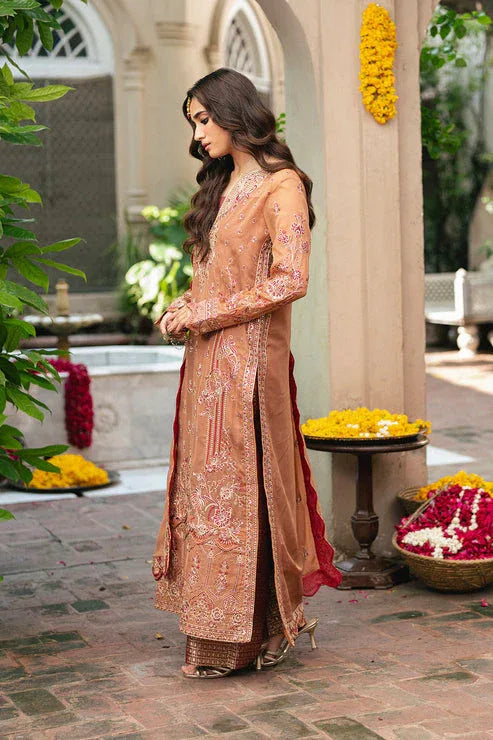 Maryum N Maria | Gulnaar Formals | 3 Piece Embroidered Chiffon VARVARA - FSU5651 - Aqsa Fabrics
