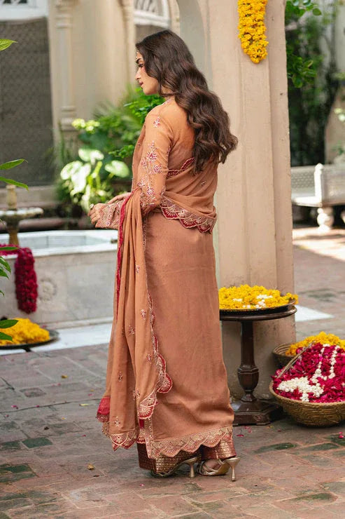 Maryum N Maria | Gulnaar Formals | 3 Piece Embroidered Chiffon VARVARA - FSU5651 - Aqsa Fabrics