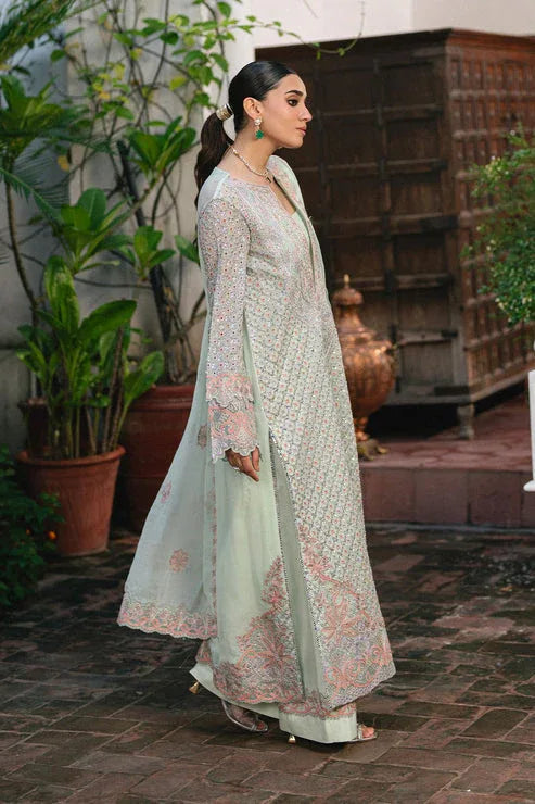 Maryum N Maria | Gulnaar Formals | 3 Piece Embroidered Chiffon TATIANA - FSU5652 - Aqsa Fabrics