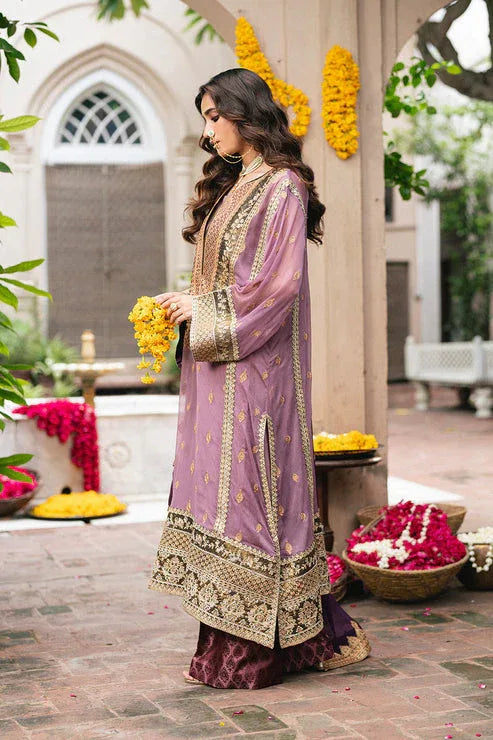 Maryum N Maria | Gulnaar Formals | 3 Piece Embroidered Chiffon KAMILLA - FSU5654 - Aqsa Fabrics