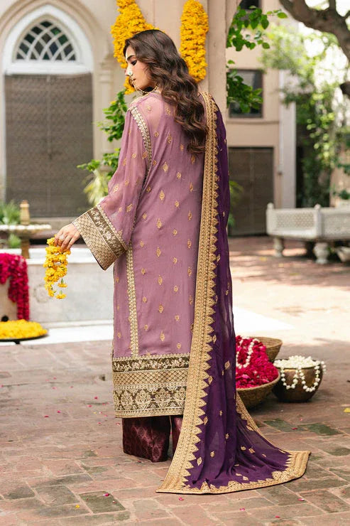 Maryum N Maria | Gulnaar Formals | 3 Piece Embroidered Chiffon KAMILLA - FSU5654 - Aqsa Fabrics