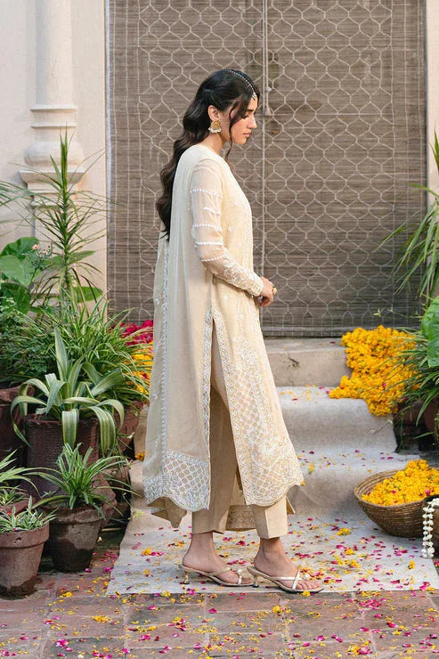 Maryum N Maria | Gulnaar Formals | 3 Piece Embroidered Chiffon ANASTASIA - FSU5655 - Aqsa Fabrics