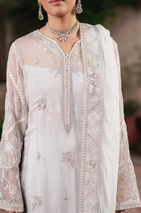 Maryum N Maria | Gulnaar Formals | 3 Piece Embroidered Chiffon FAINA - FSU5656 - Aqsa Fabrics