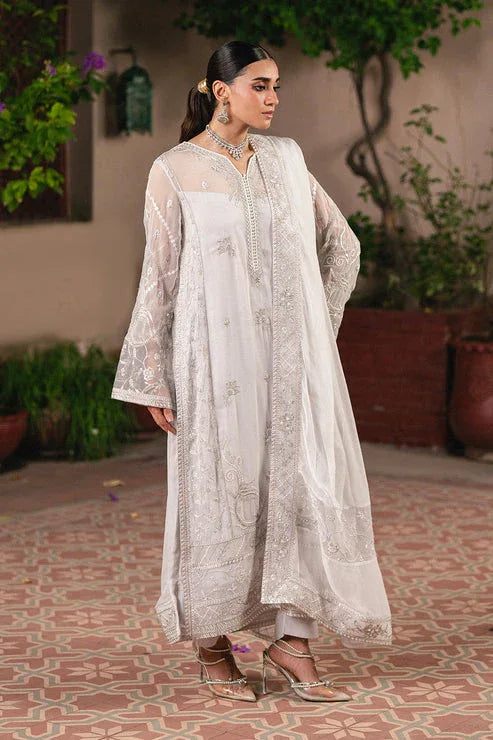 Maryum N Maria | Gulnaar Formals | 3 Piece Embroidered Chiffon FAINA - FSU5656 - Aqsa Fabrics