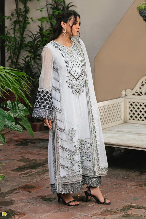 Maryum N Maria | Gulnaar Formals | 3 Piece Embroidered Chiffon LILIYA - FSU5657 - Aqsa Fabrics