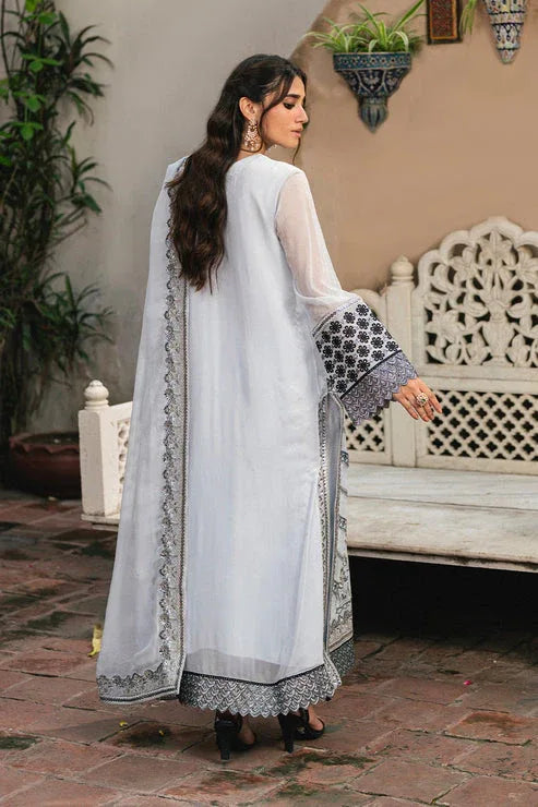 Maryum N Maria | Gulnaar Formals | 3 Piece Embroidered Chiffon LILIYA - FSU5657 - Aqsa Fabrics