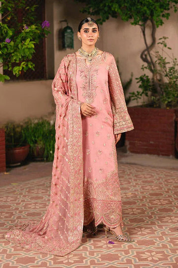 Maryum N Maria | Gulnaar Formals | 3 Piece Embroidered Chiffon SASHA - FSU5658 - Aqsa Fabrics