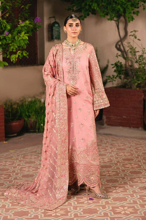 Maryum N Maria | Gulnaar Formals | 3 Piece Embroidered Chiffon SASHA - FSU5658 - Aqsa Fabrics