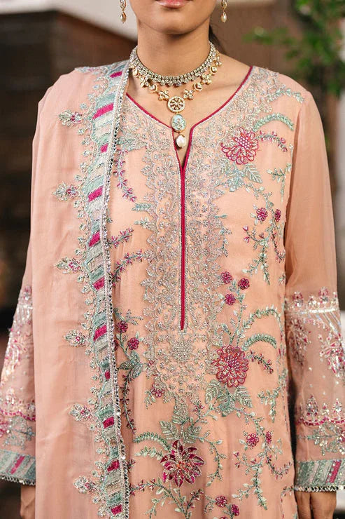 Maryum N Maria | Gulnaar Formals | 3 Piece Embroidered Chiffon ANYA - FSU5659 - Aqsa Fabrics