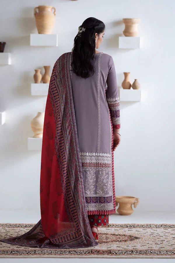Maryum N Maria | Noore Winters 25 | Khaddar ZALAAN - FSU5672 - Aqsa Fabrics