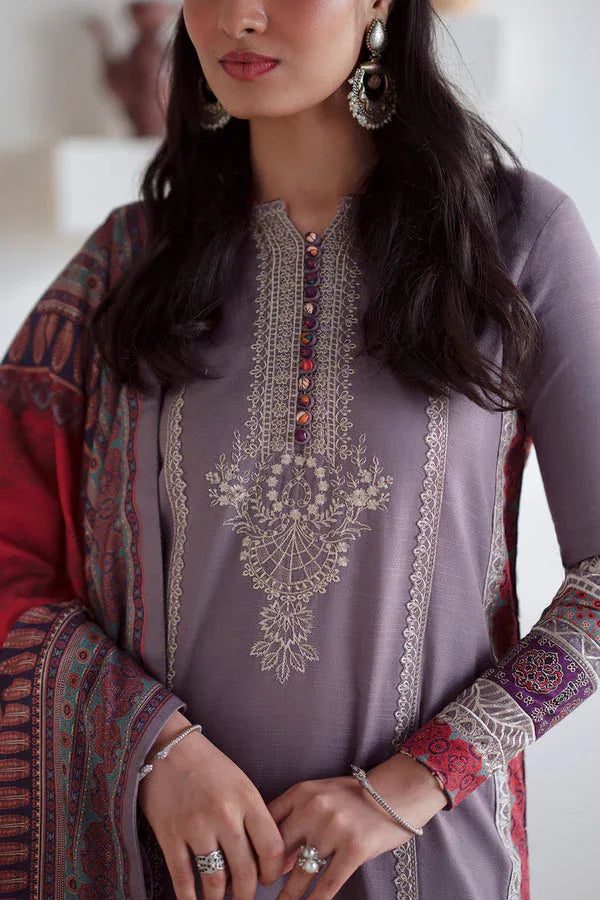 Maryum N Maria | Noore Winters 25 | Khaddar ZALAAN - FSU5672 - Aqsa Fabrics