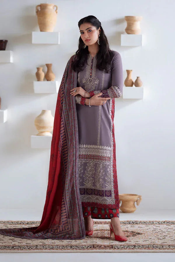 Maryum N Maria | Noore Winters 25 | Khaddar ZALAAN - FSU5672 - Aqsa Fabrics