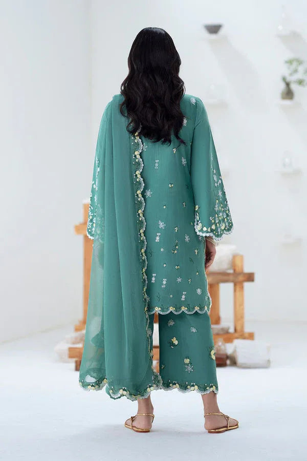 Maryum N Maria | Noore Winters 25 | 3 Piece Embroidered Khaddar TABANA - FSU5676 - Aqsa Fabrics