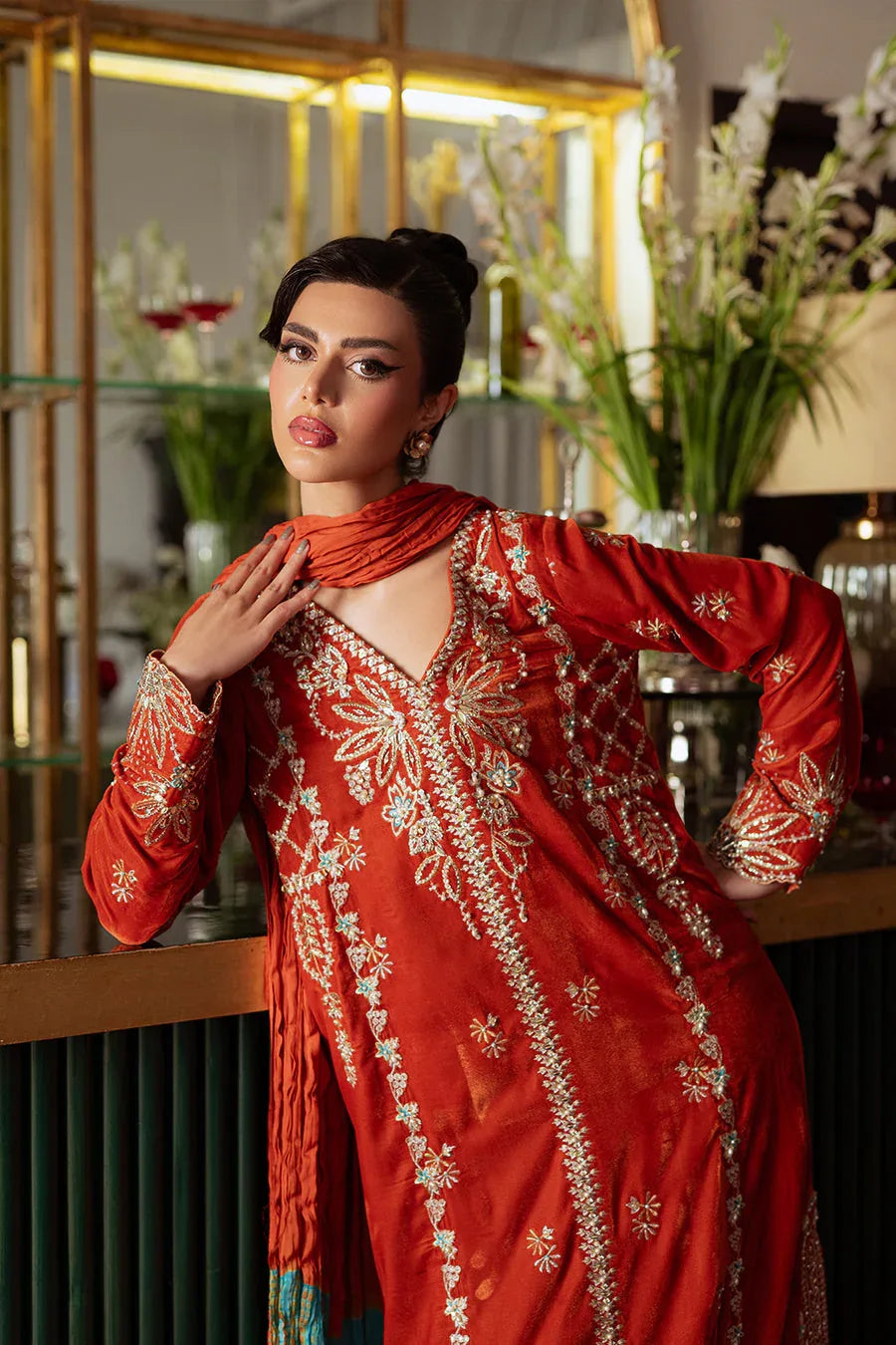 Saira Rizwan | Velvet Pret 25 | NEELAM-SRVP25-06 - Aqsa Fabrics