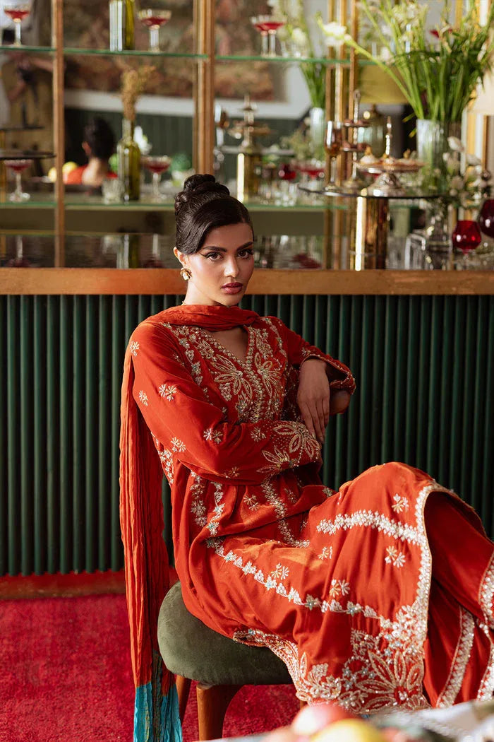 Saira Rizwan | Velvet Pret 25 | NEELAM-SRVP25-06 - Aqsa Fabrics