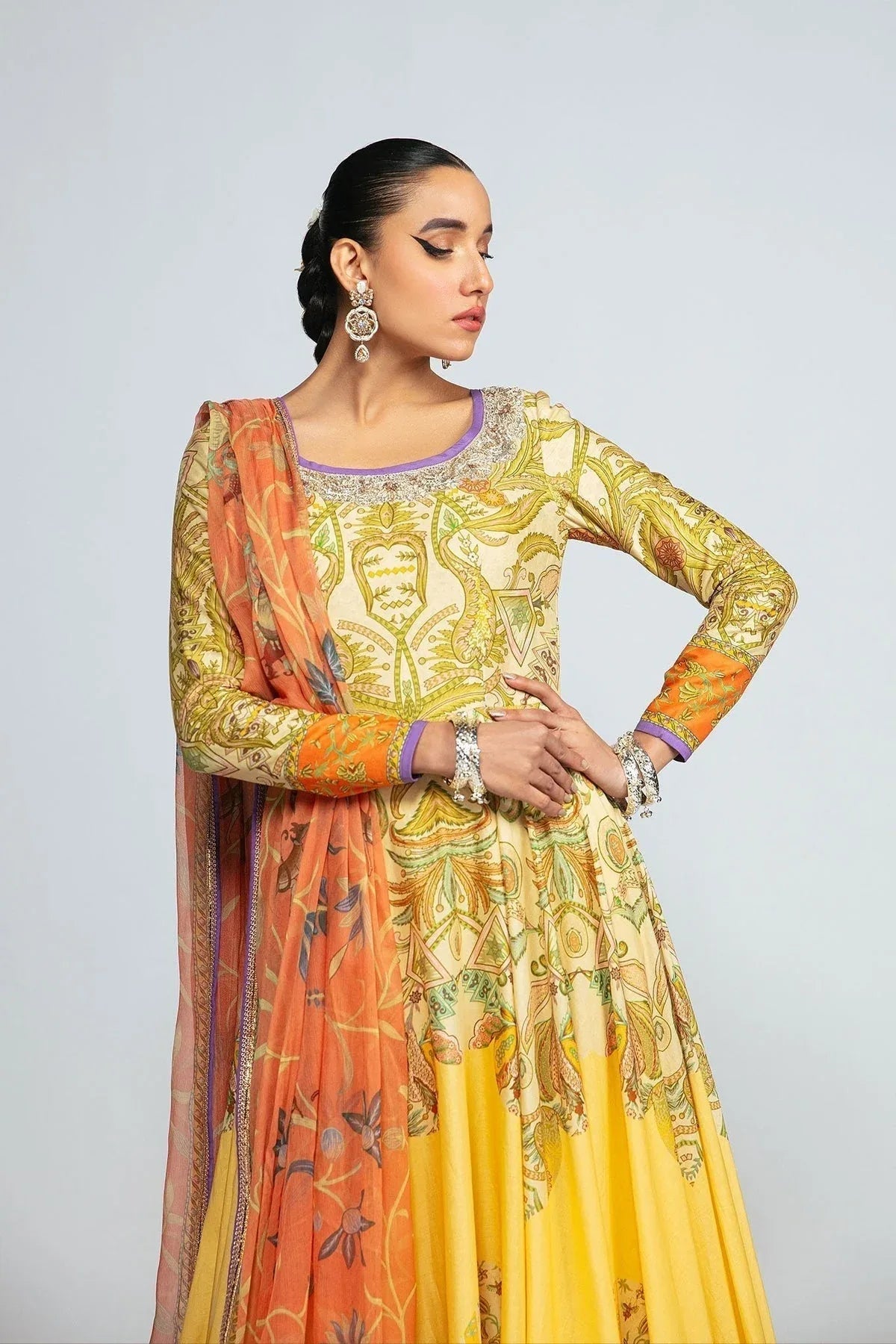 Fahad Hussayn | Tribalvention Formals | Kalevar - Aqsa Fabrics