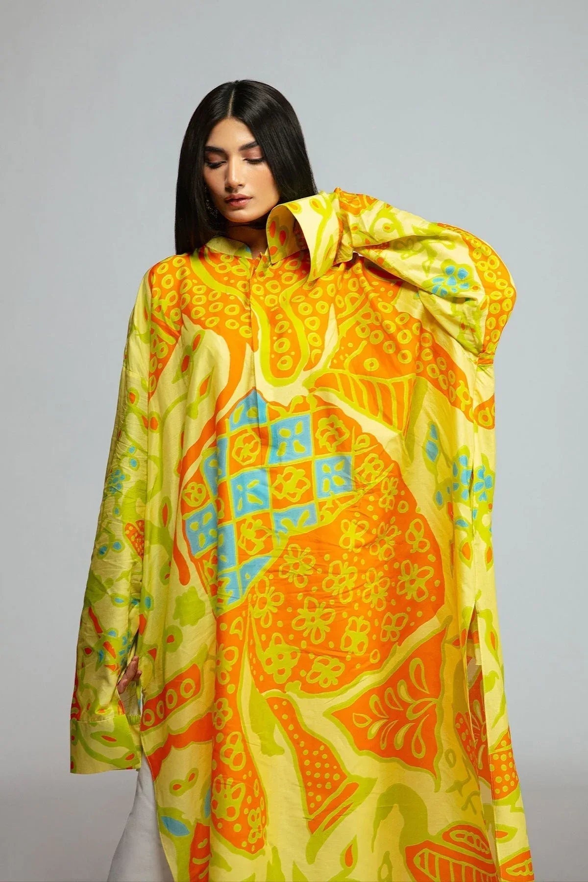 Fahad Hussayn | Tribalvention Formals | Saram - Aqsa Fabrics