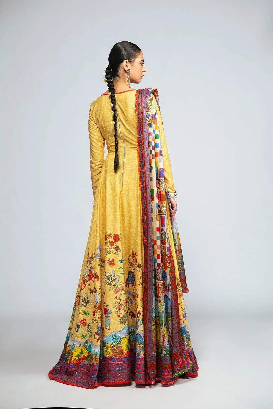Fahad Hussayn | Tribalvention Formals | Tharnar - Aqsa Fabrics