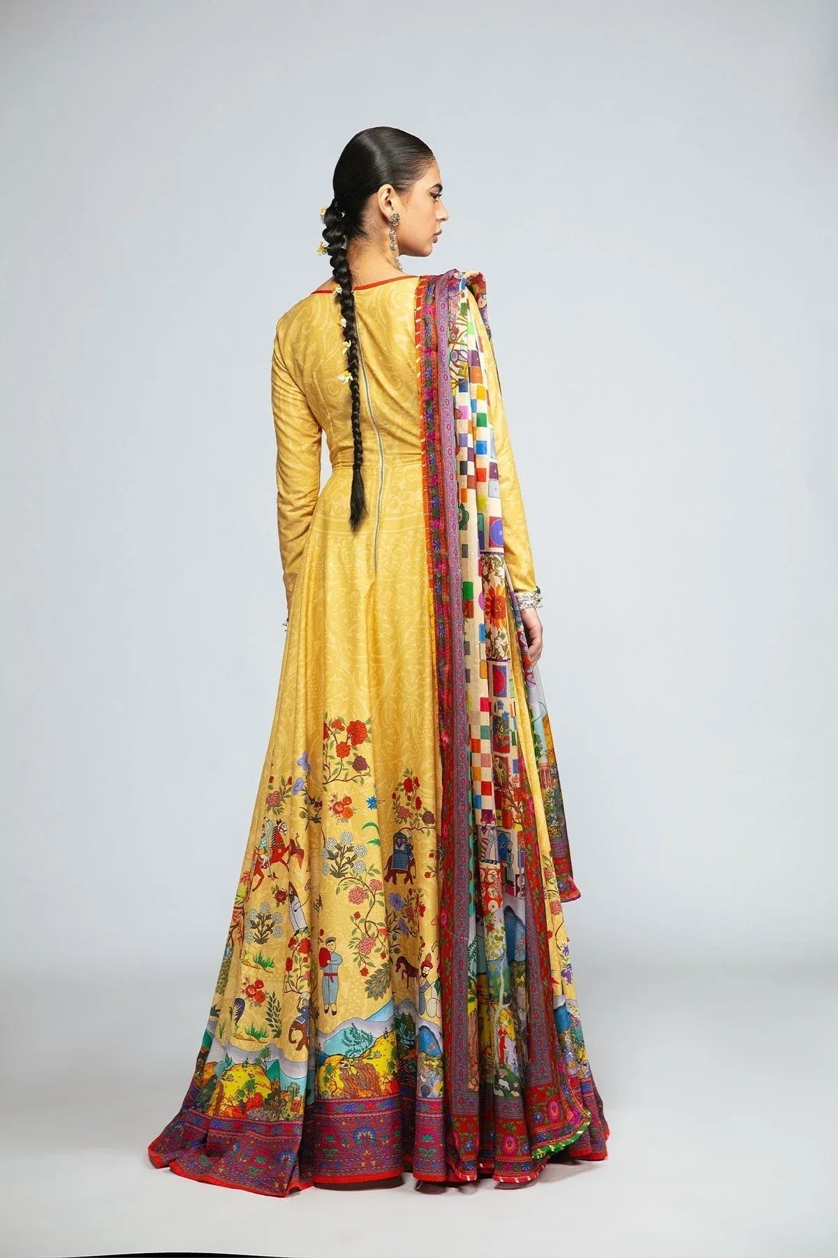 Fahad Hussayn | Tribalvention Formals | Tharnar - Aqsa Fabrics