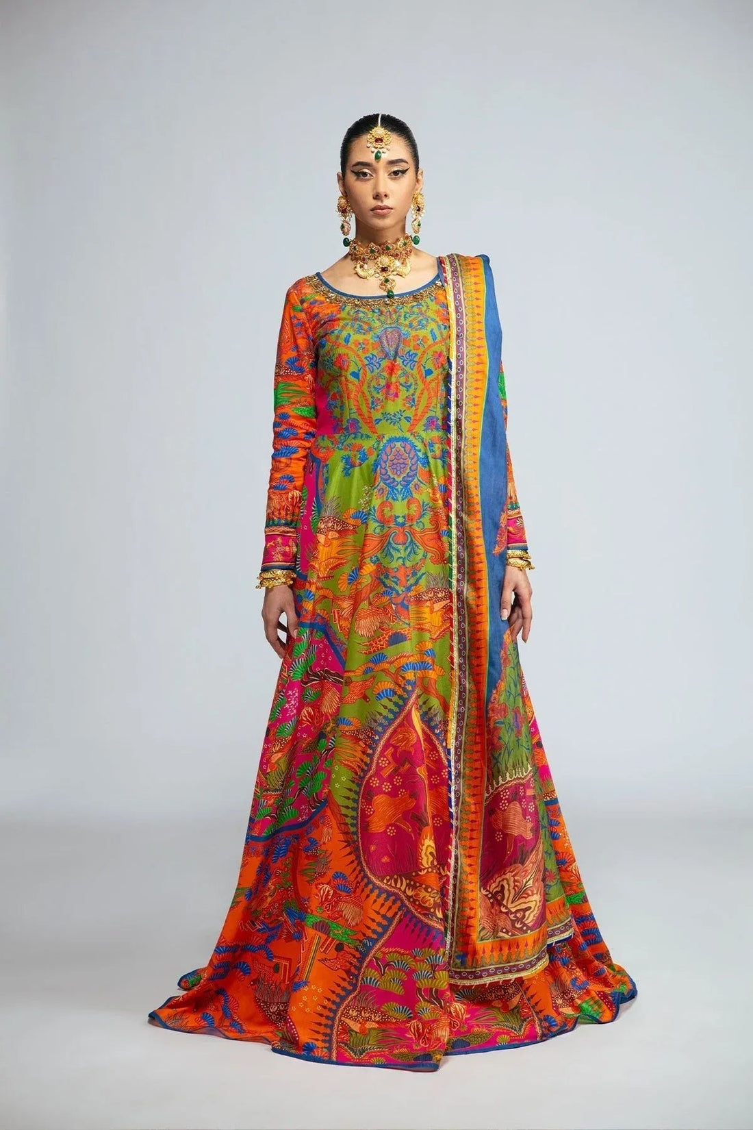 Fahad Hussayn | Tribalvention Formals | Darpan - Aqsa Fabrics