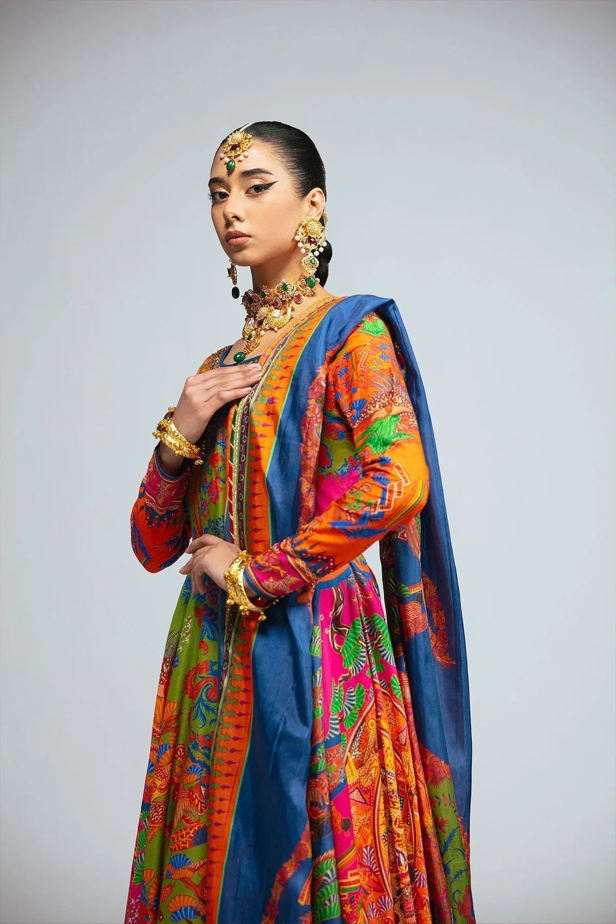 Fahad Hussayn | Tribalvention Formals | Darpan - Aqsa Fabrics