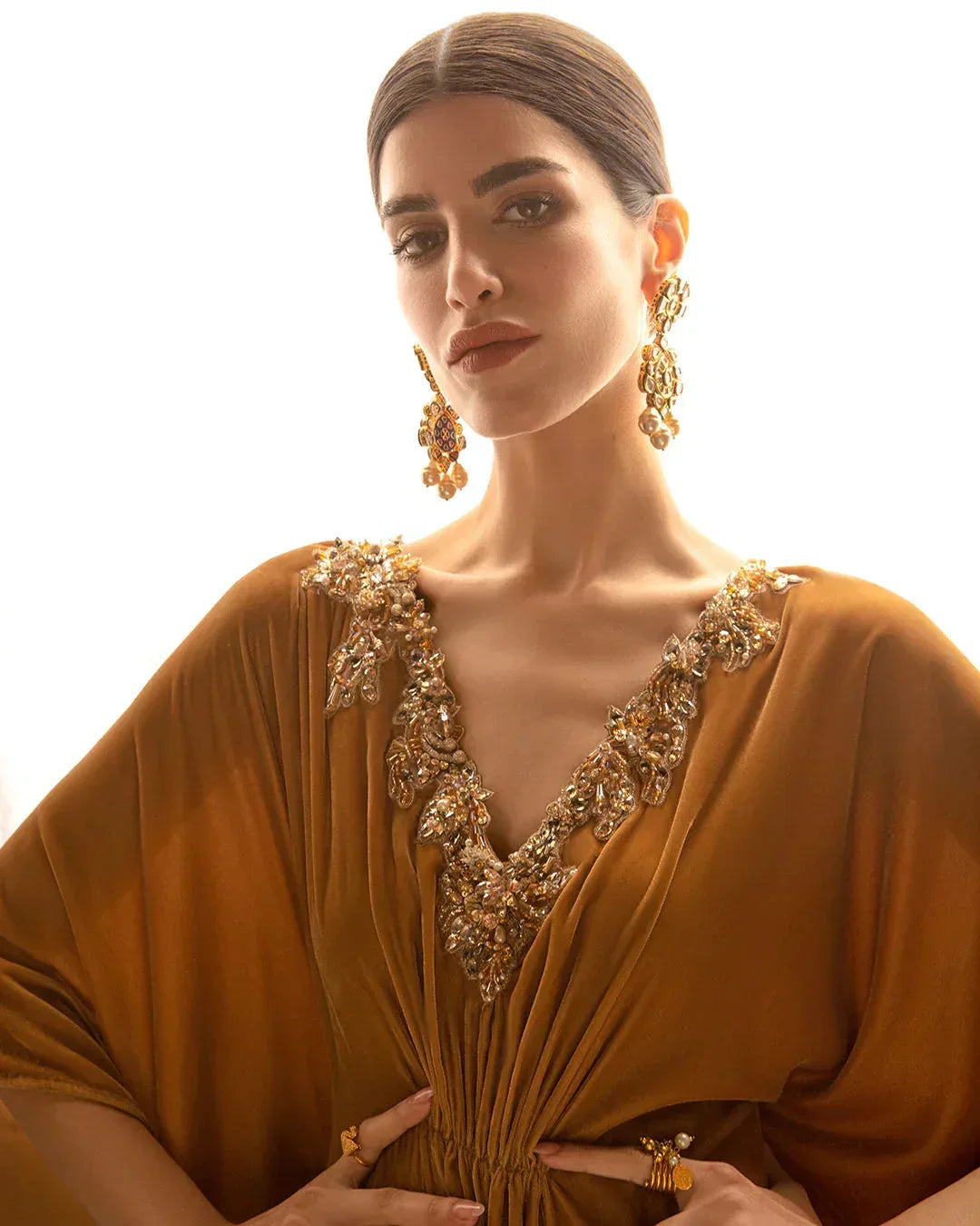 Faiza Saqlain | Aleira Evening Edit 24 | Altin - Aqsa Fabrics