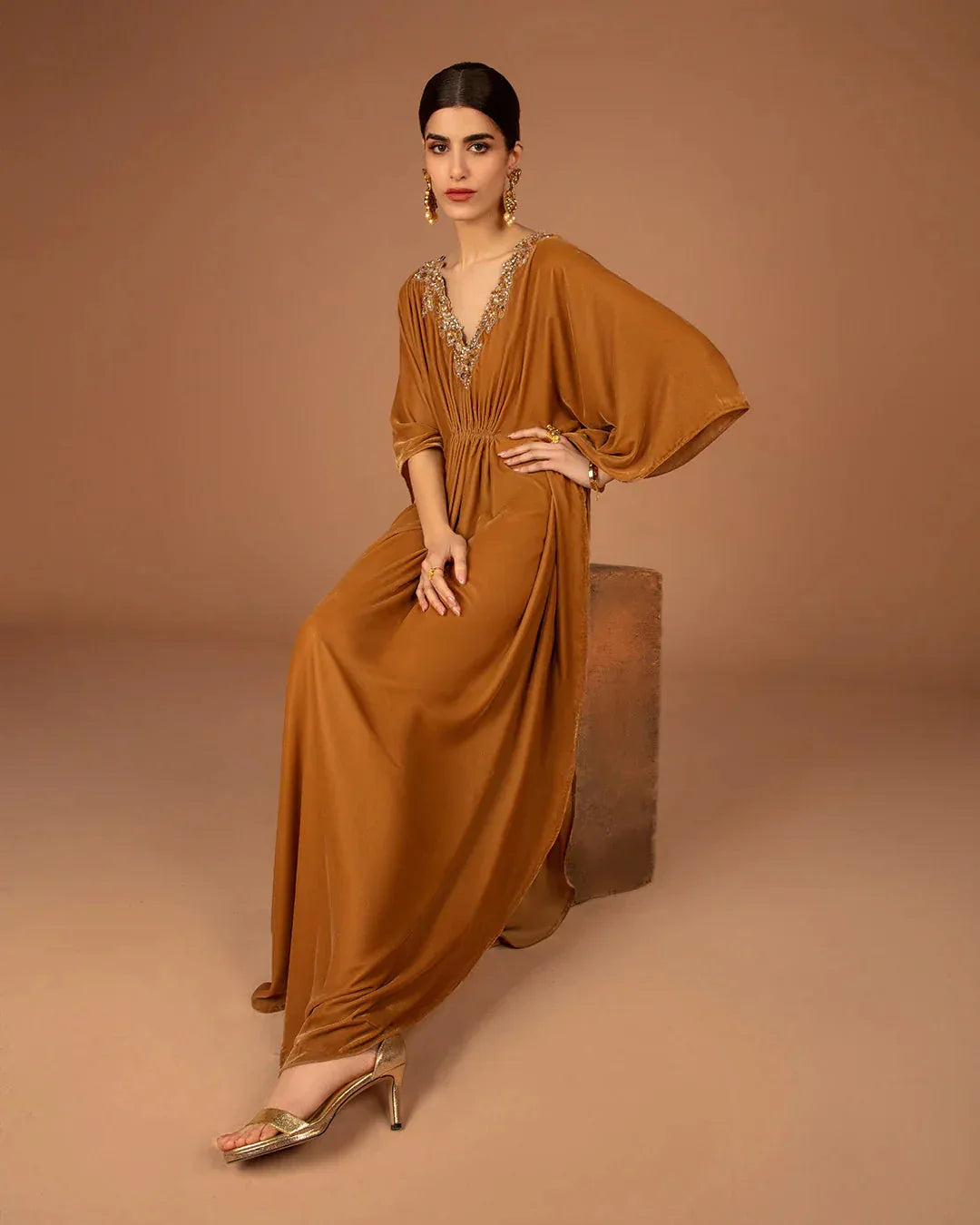 Faiza Saqlain | Aleira Evening Edit 24 | Altin - Aqsa Fabrics