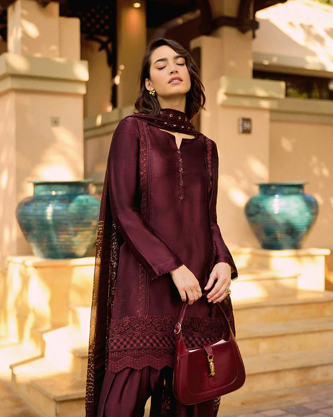 Faiza Saqlain | Carmela Luxury Pret | Triana - Aqsa Fabrics