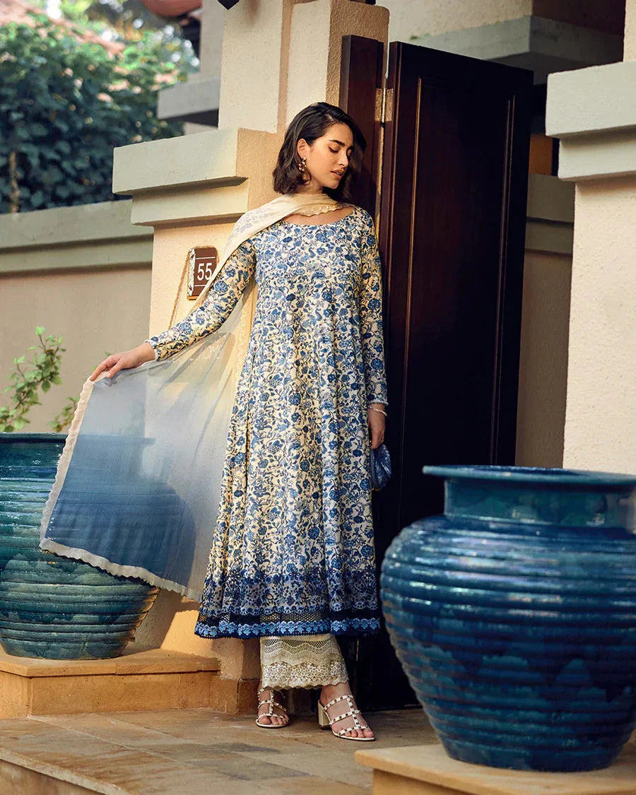 Faiza Saqlain | Carmela | Terylin - Aqsa Fabrics