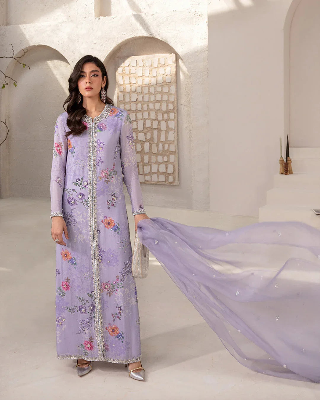 Faiza Saqlain | Lenora Luxury Pret | Aria - Aqsa Fabrics