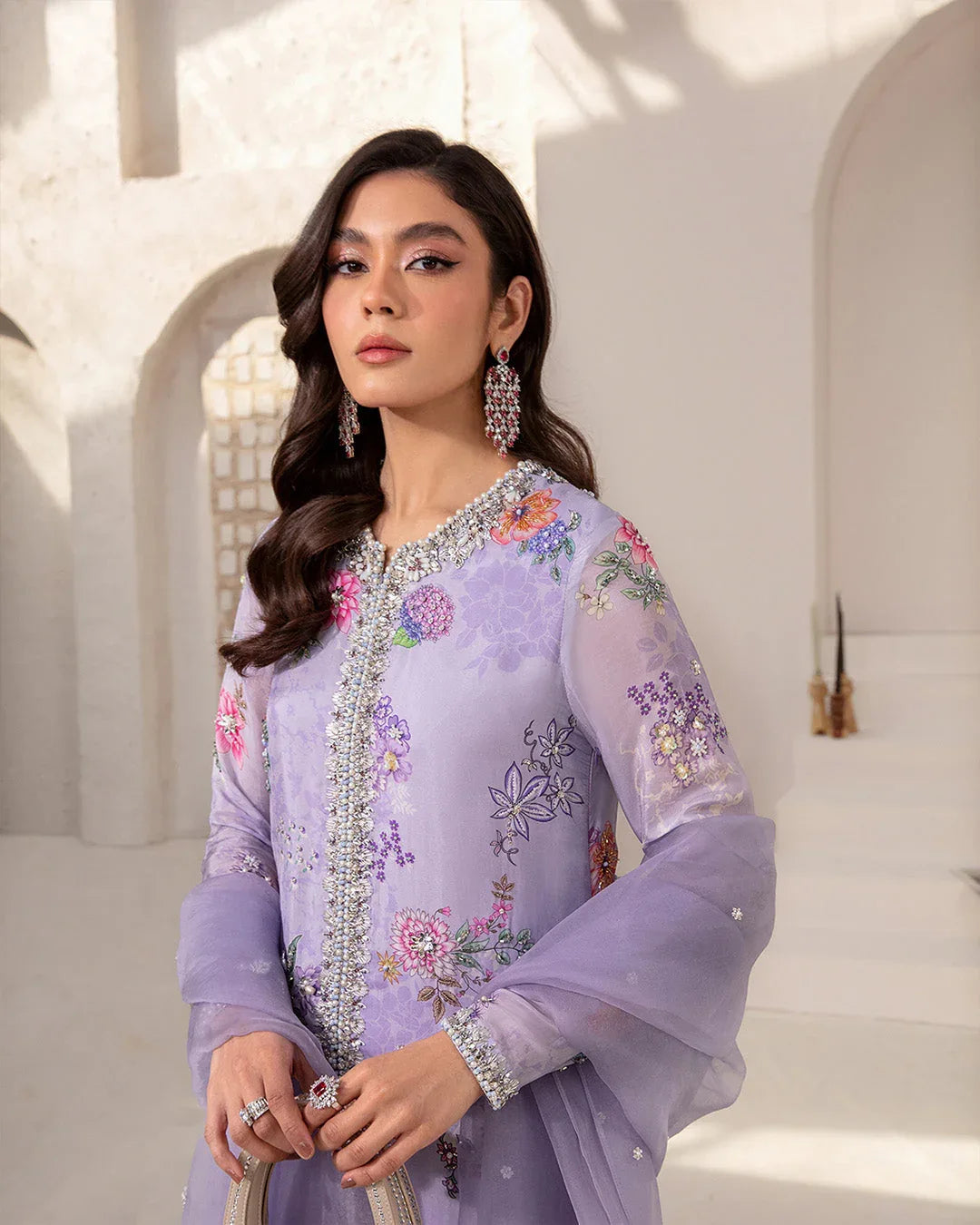 Faiza Saqlain | Lenora Luxury Pret | Aria - Aqsa Fabrics
