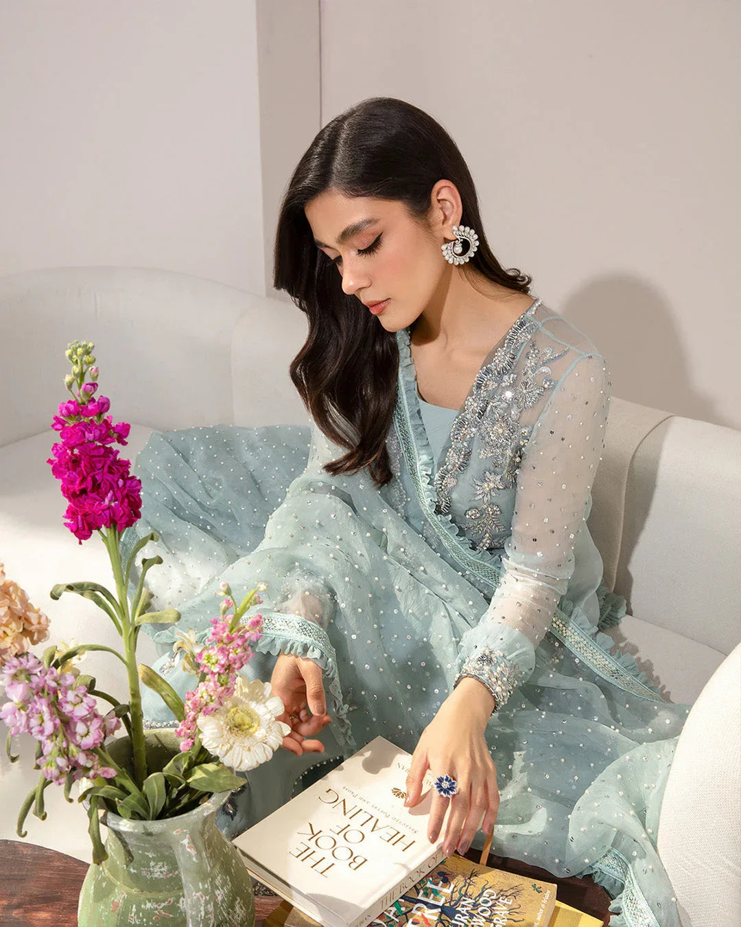 Faiza Saqlain | Lenora Luxury Pret | Arleena - Aqsa Fabrics