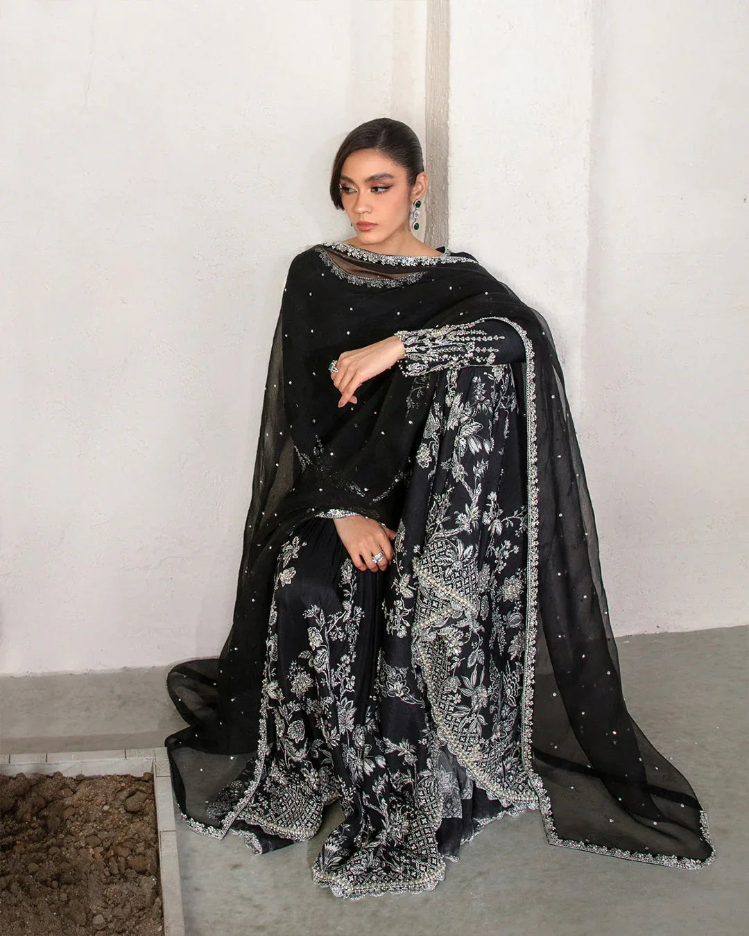 Faiza Saqlain | Lenora Luxury Pret | Ciar - Aqsa Fabrics