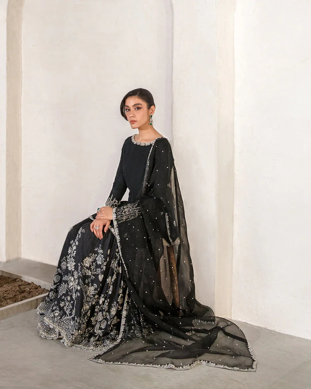 Faiza Saqlain | Lenora Luxury Pret | Ciar - Aqsa Fabrics