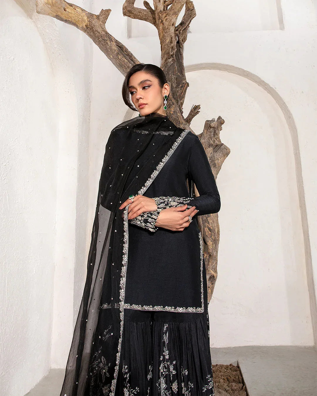 Faiza Saqlain | Lenora Luxury Pret | Ciar - Aqsa Fabrics