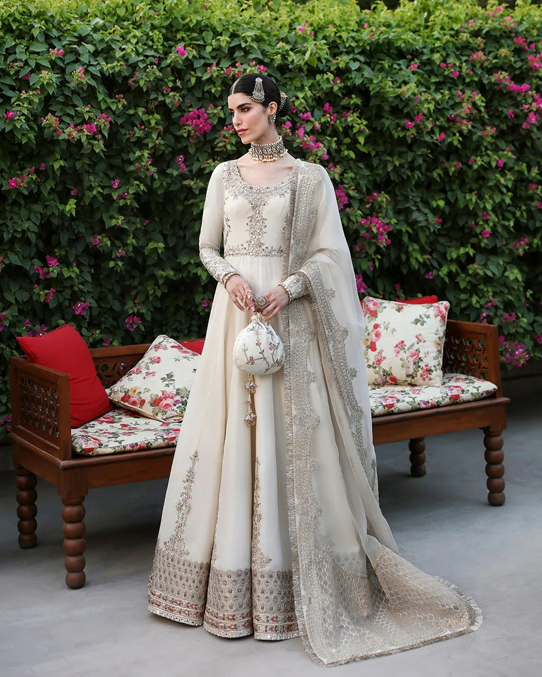 Faiza Saqlain | Mehermah Luxe Formals | Ailia - Aqsa Fabrics