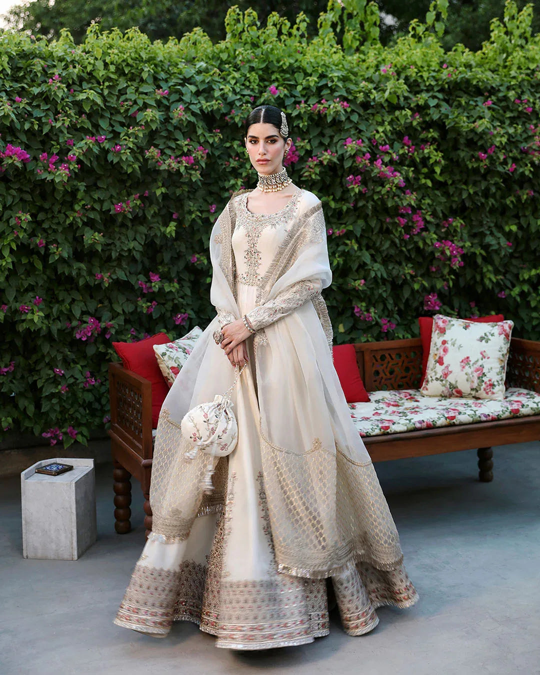 Faiza Saqlain | Mehermah Luxe Formals | Ailia - Aqsa Fabrics