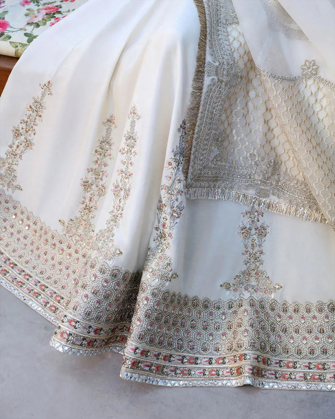 Faiza Saqlain | Mehermah Luxe Formals | Ailia - Aqsa Fabrics
