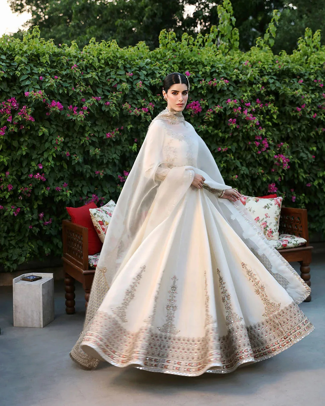 Faiza Saqlain | Mehermah Luxe Formals | Ailia - Aqsa Fabrics