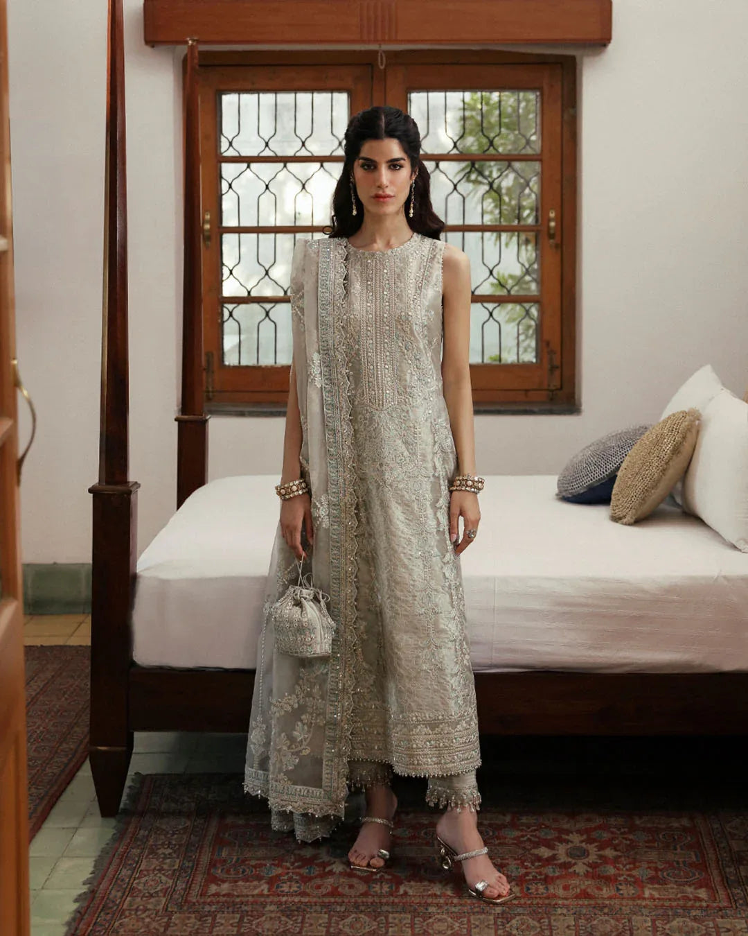 Faiza Saqlain | Mehermah Luxe Formals | Damaris - Aqsa Fabrics