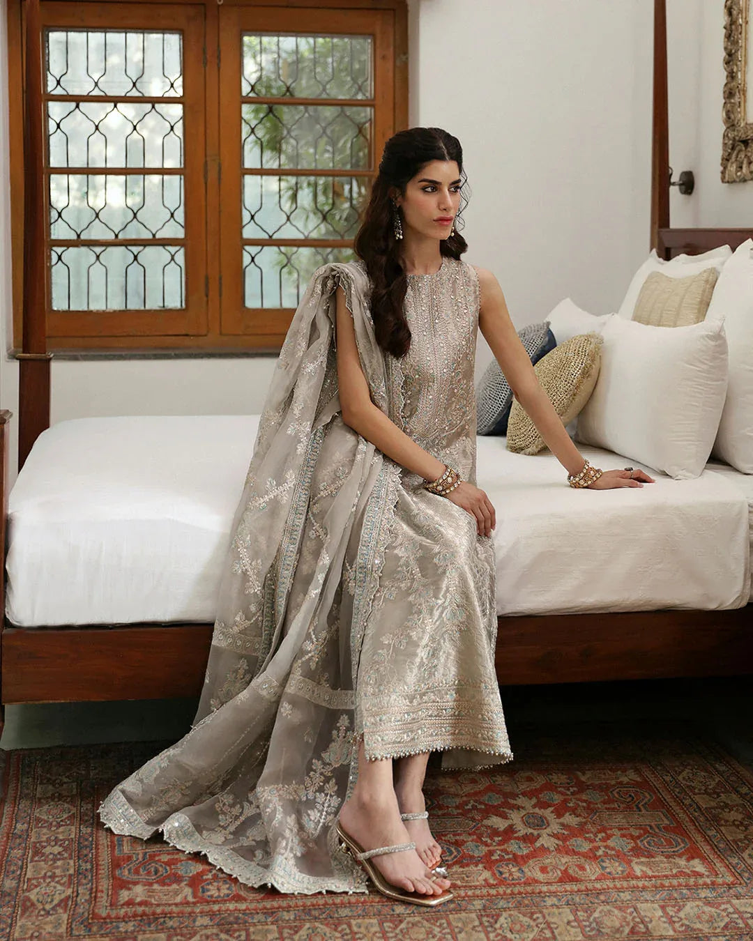 Faiza Saqlain | Mehermah Luxe Formals | Damaris - Aqsa Fabrics