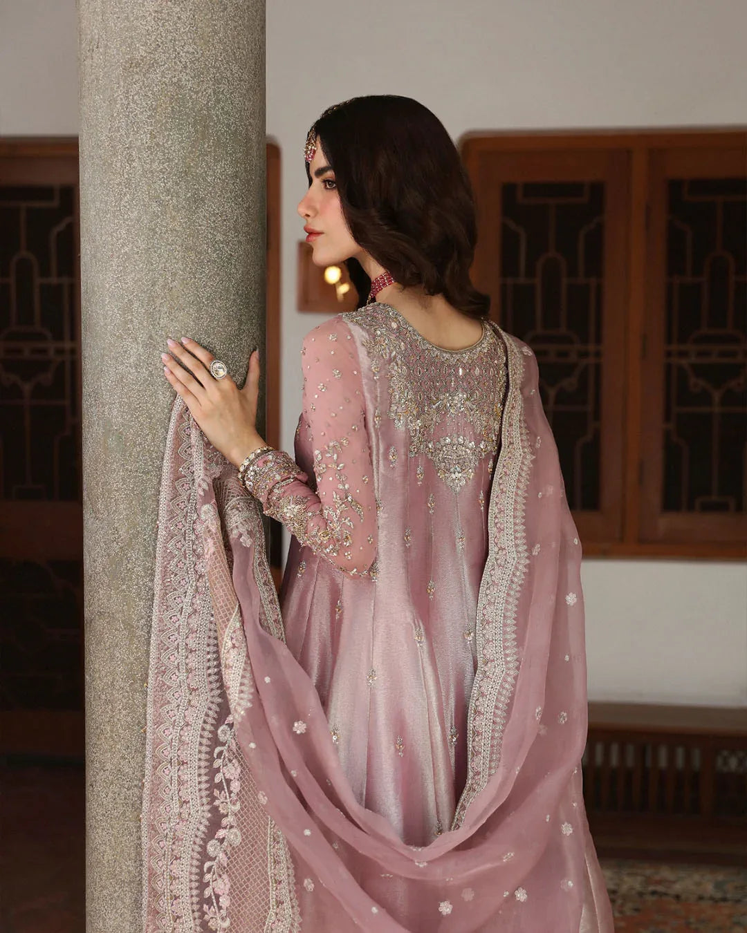 Faiza Saqlain | Mehermah Luxe Formals | Halina - Aqsa Fabrics