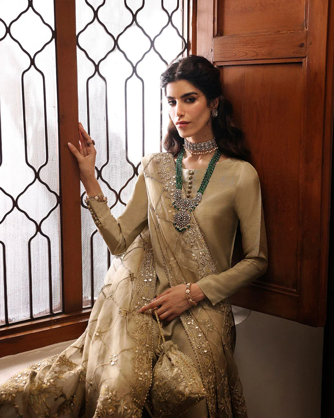 Faiza Saqlain | Mehermah Luxe Formals | Nainsi - Aqsa Fabrics