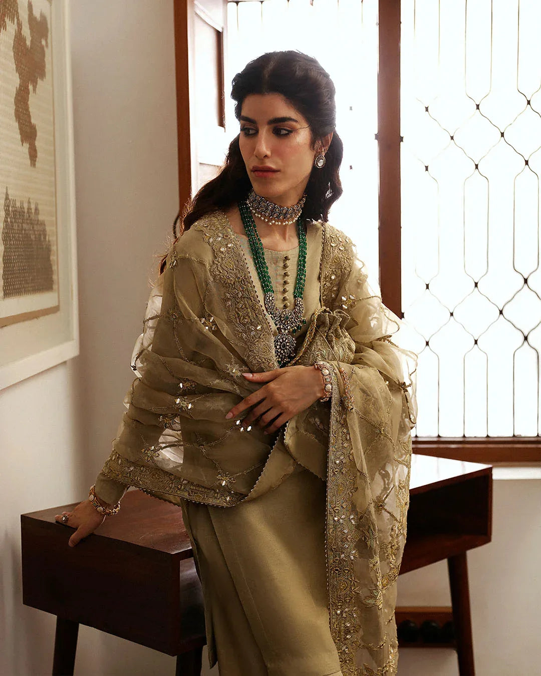 Faiza Saqlain | Mehermah Luxe Formals | Nainsi - Aqsa Fabrics