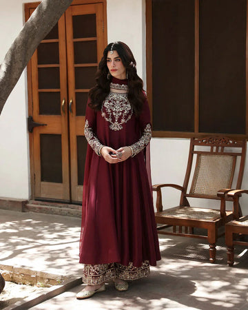 Faiza Saqlain | Mehermah Luxe Formals | Norine - Aqsa Fabrics