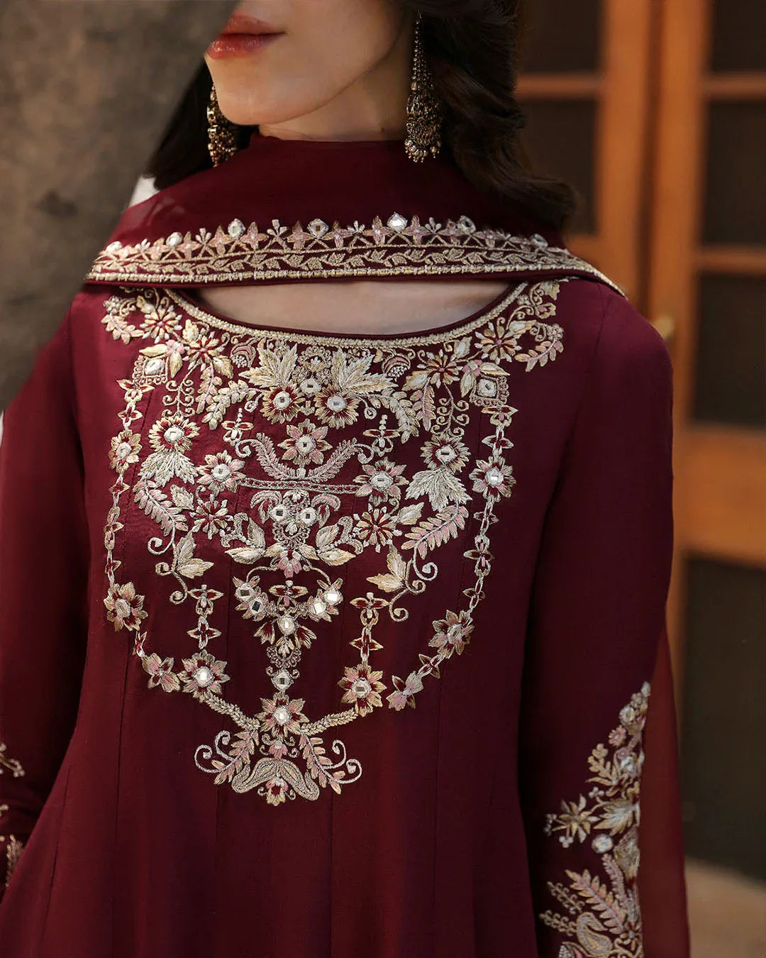 Faiza Saqlain | Mehermah Luxe Formals | Norine - Aqsa Fabrics