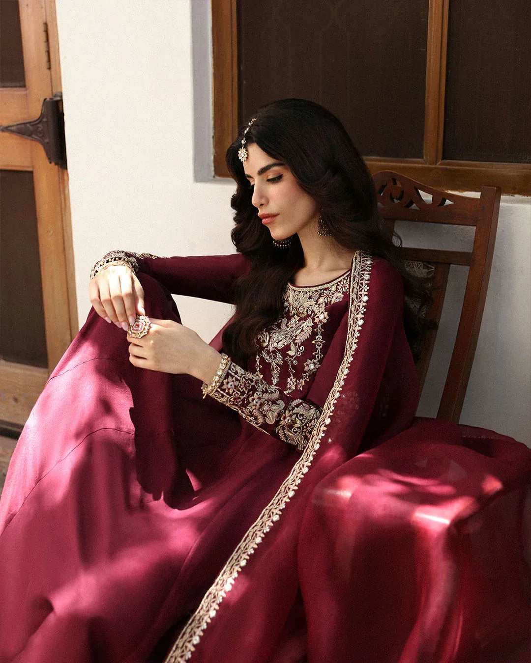 Faiza Saqlain | Mehermah Luxe Formals | Norine - Aqsa Fabrics